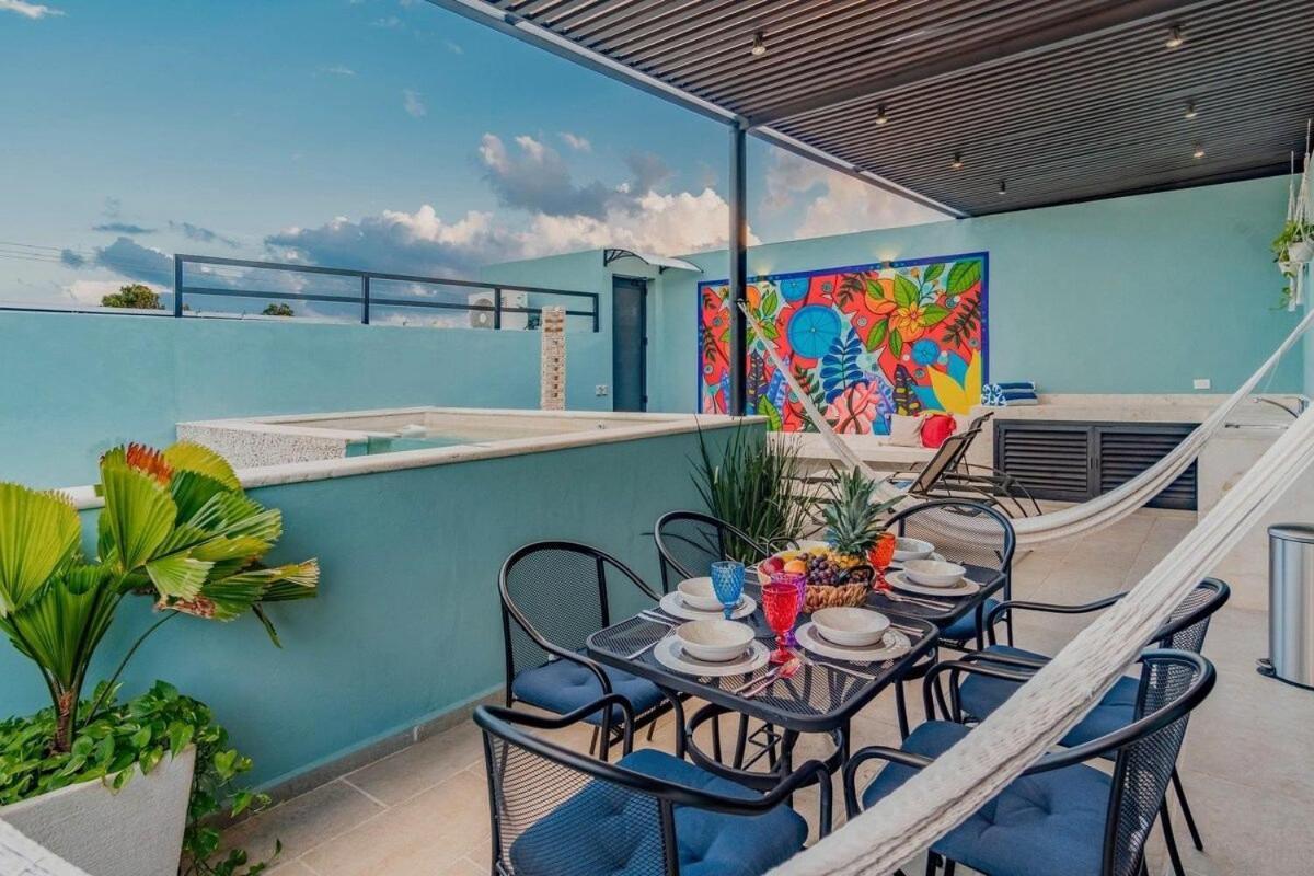 Rincon Del Cielo Rooftop With Glass Walled Pool Mérida Exteriér fotografie