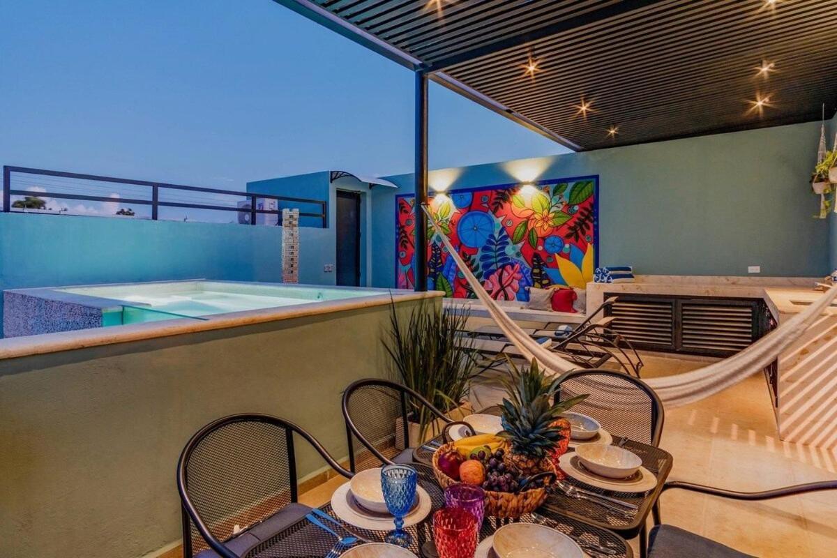 Rincon Del Cielo Rooftop With Glass Walled Pool Mérida Exteriér fotografie