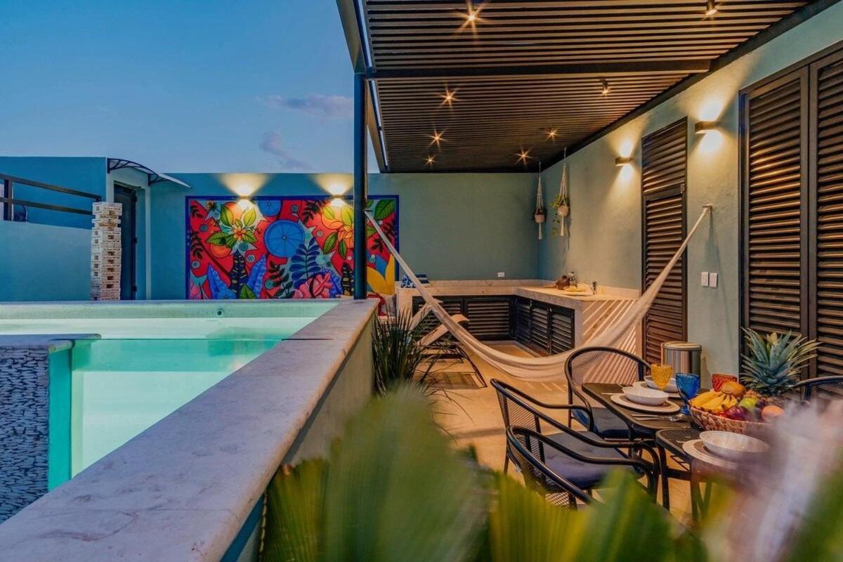 Rincon Del Cielo Rooftop With Glass Walled Pool Mérida Exteriér fotografie